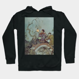 Vintage Fairy Tale, The Nightingale by Edmund Dulac Hoodie